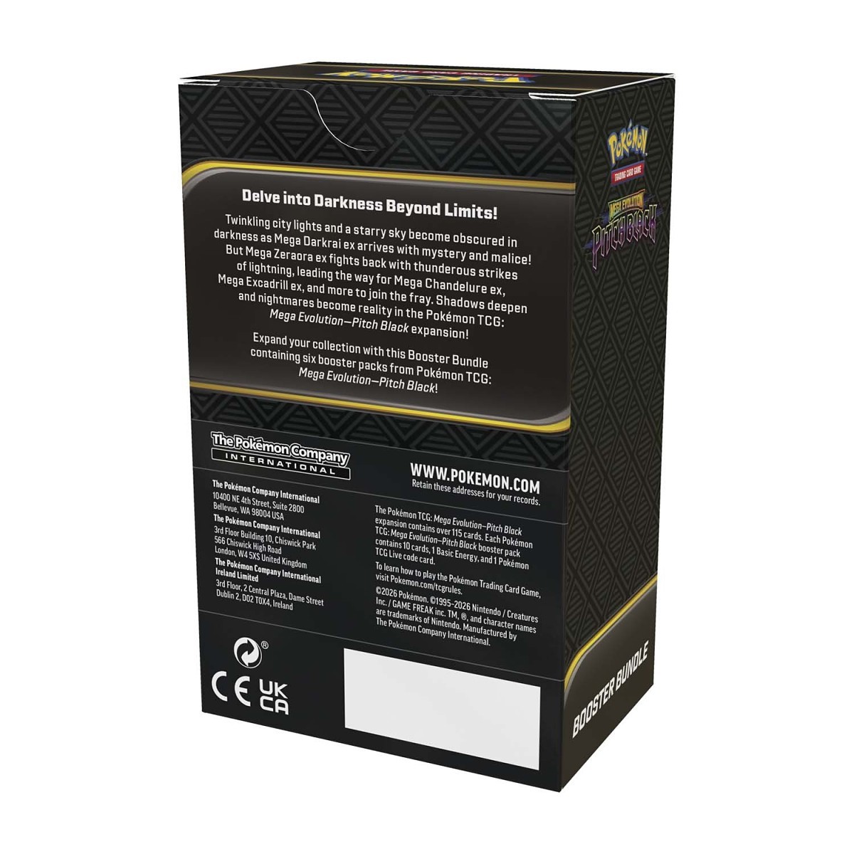 Pokémon TCG: Mega Evolution-Pitch Black Booster Bundle (6 Packs) thumbnail