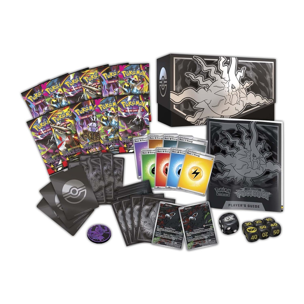 Pokémon TCG: Mega Evolution-Pitch Black Pokémon Center Elite Trainer Box thumbnail